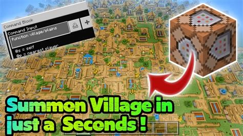 minecraft artificial village|instant village command.